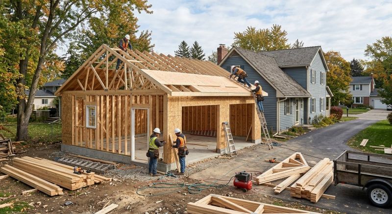 Attached Garage Construction in Mount Pleasant, SC