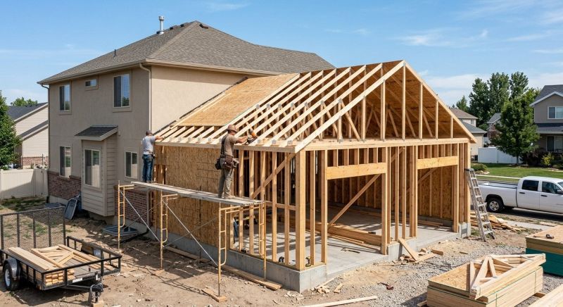 Attached Garage Construction in Mount Pleasant, SC