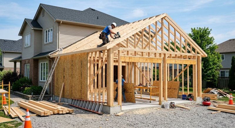 Detached Garage Construction in Houston, TX