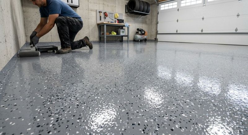 Epoxy Flooring Installation in Loudoun County, VA