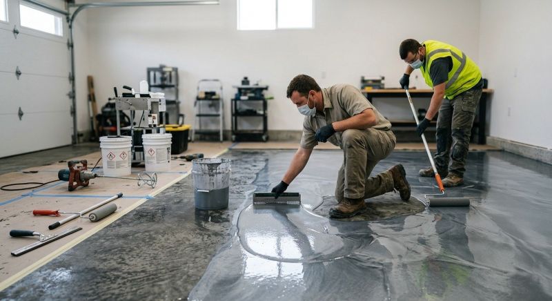 Floor Epoxy Service in Raleigh, NC
