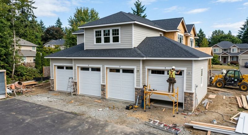 Four Car Garage Installation in Cypress, TX