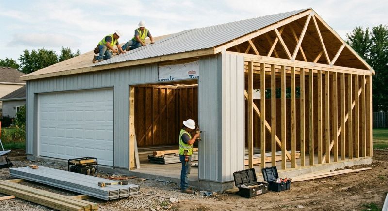 Storage Garage Construction in Summerville, SC