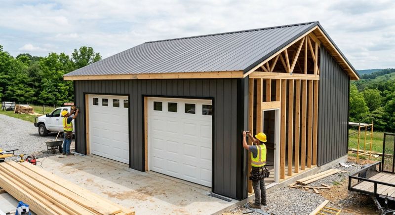Storage Garage Construction in Mount Pleasant, SC