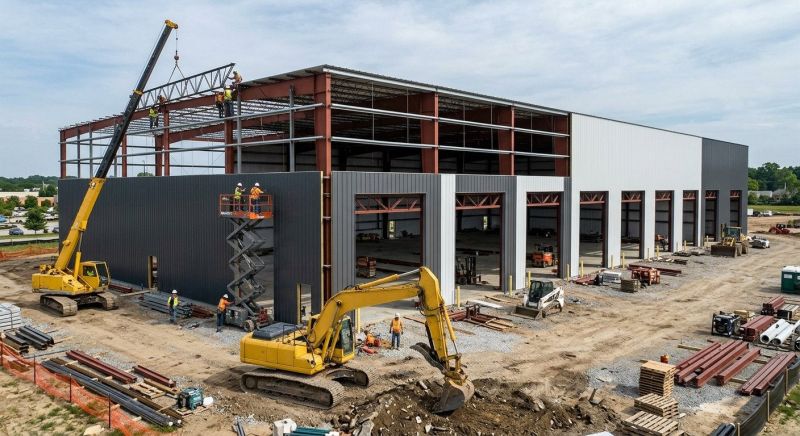 Warehouse Garage Construction in Katy, TX